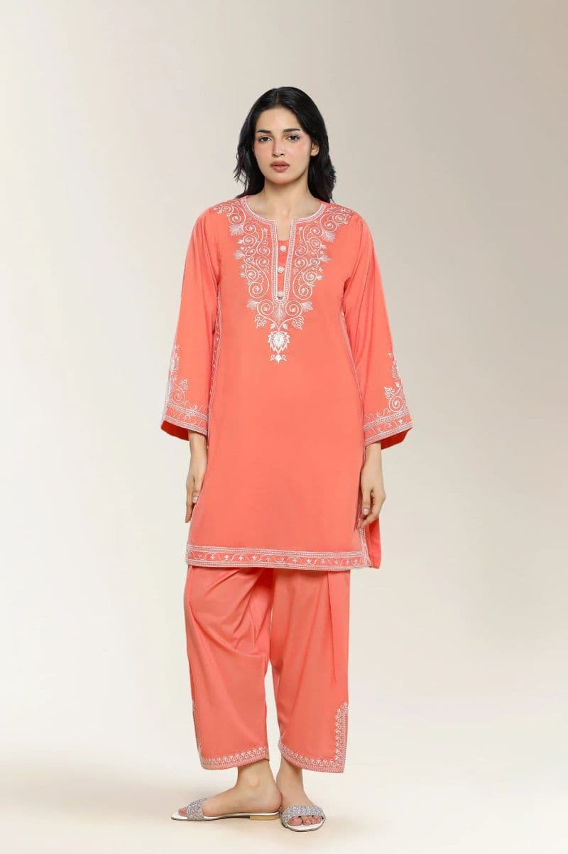 Embroidered Coral 2PC thumbnail