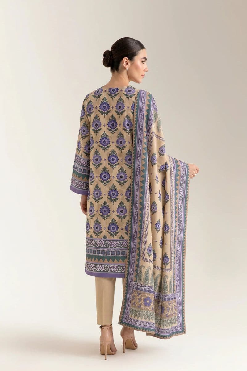 Printed Unstitched 3PC