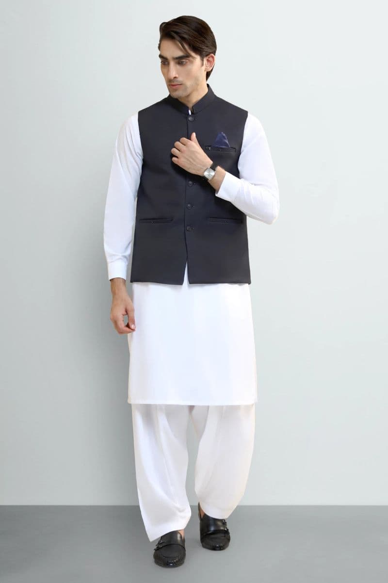Navy Blue Waistcoat