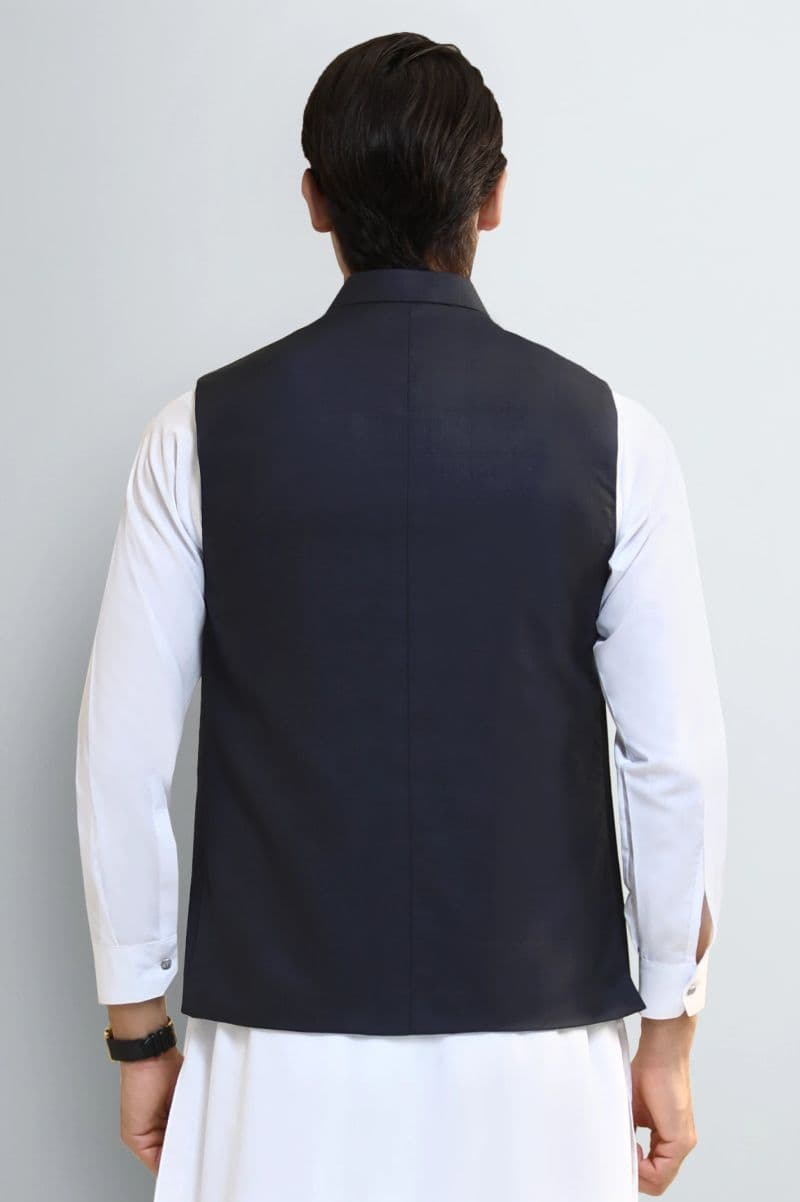 Navy Blue Waistcoat