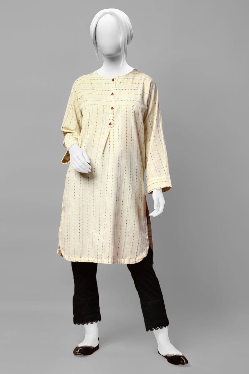 Ivory Stylised Kurti