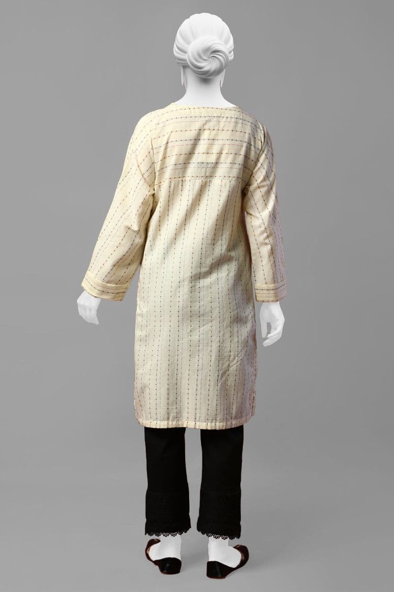 Ivory Stylised Kurti