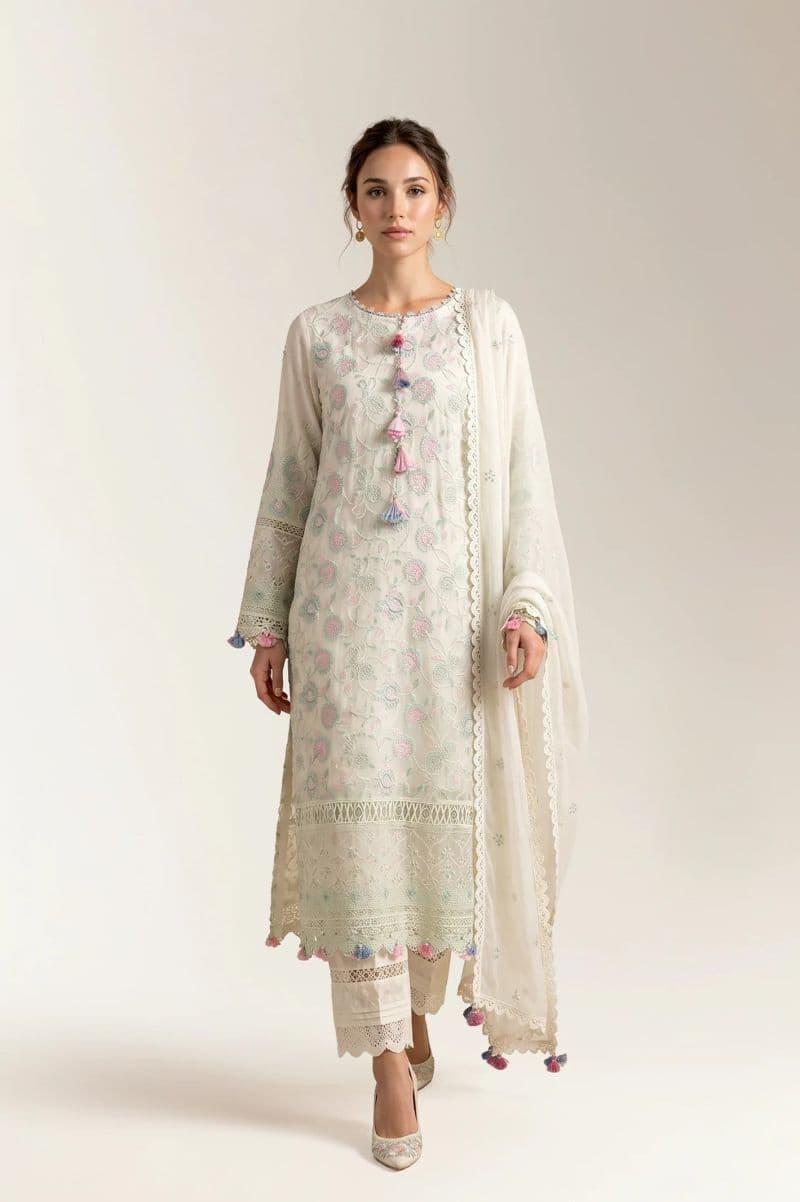 Embroidered Unstitched 3PC