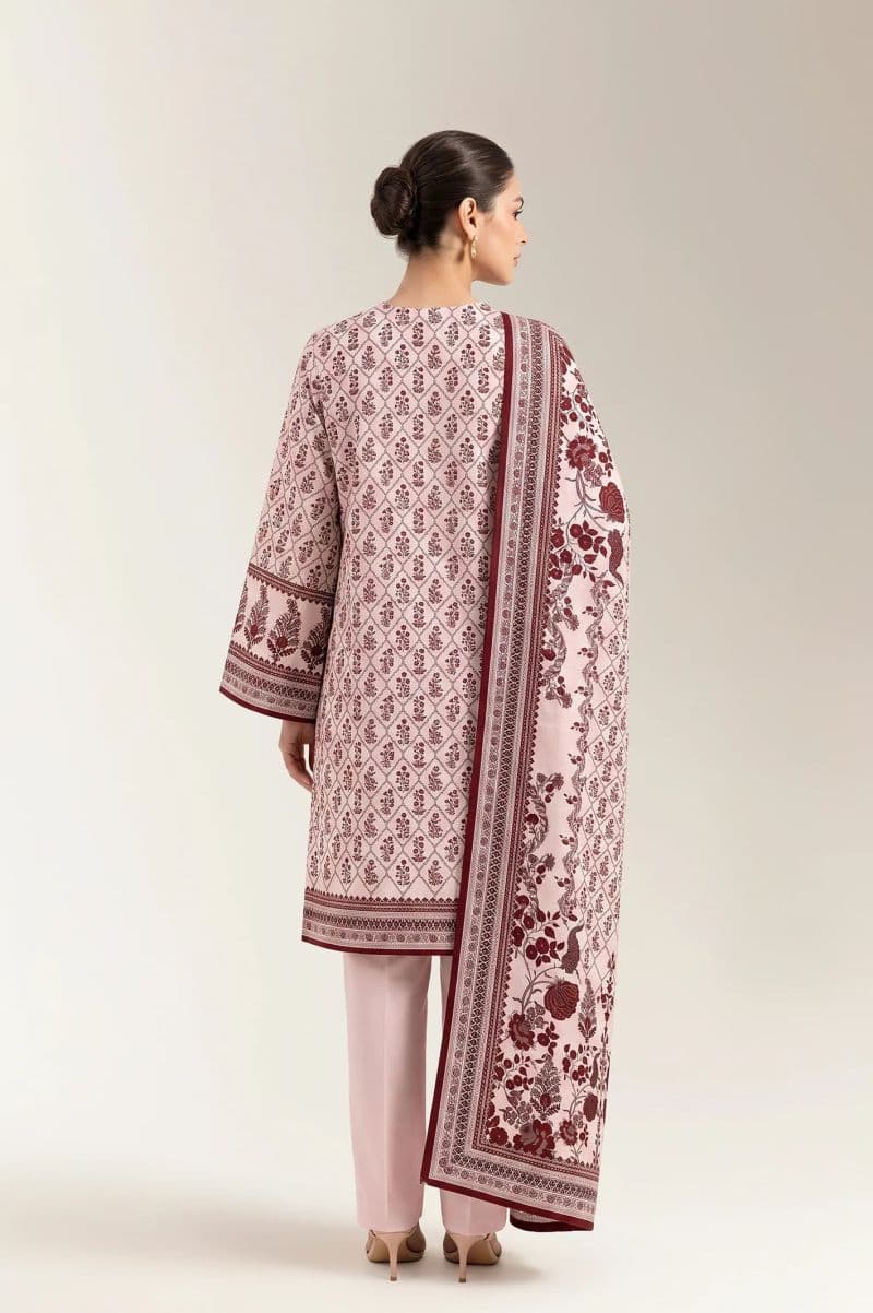 Printed Unstitched 3PC