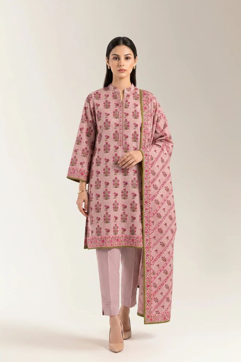 Printed Unstitched 3PC