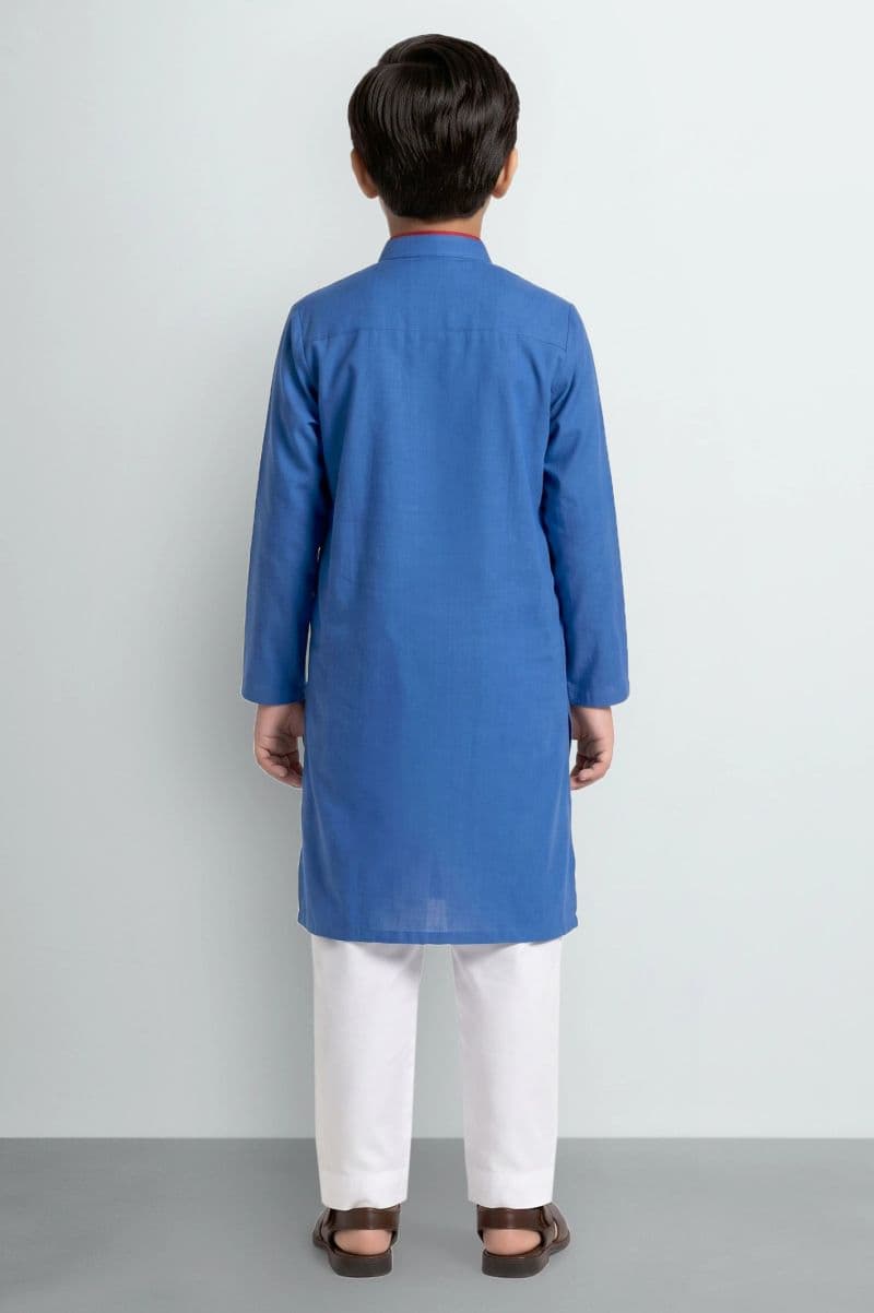 Blue Teens Kurta Pajama