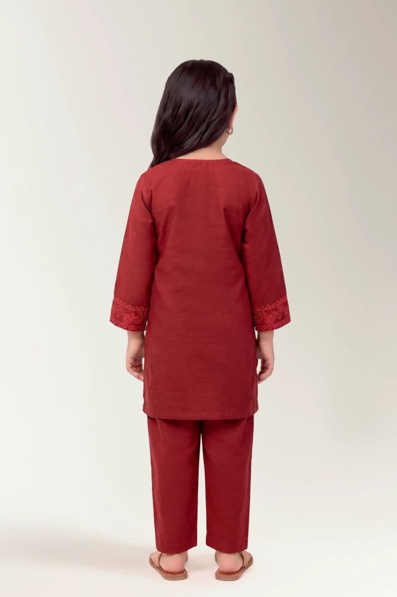 Dyed Embroidered Girls 2PC thumbnail