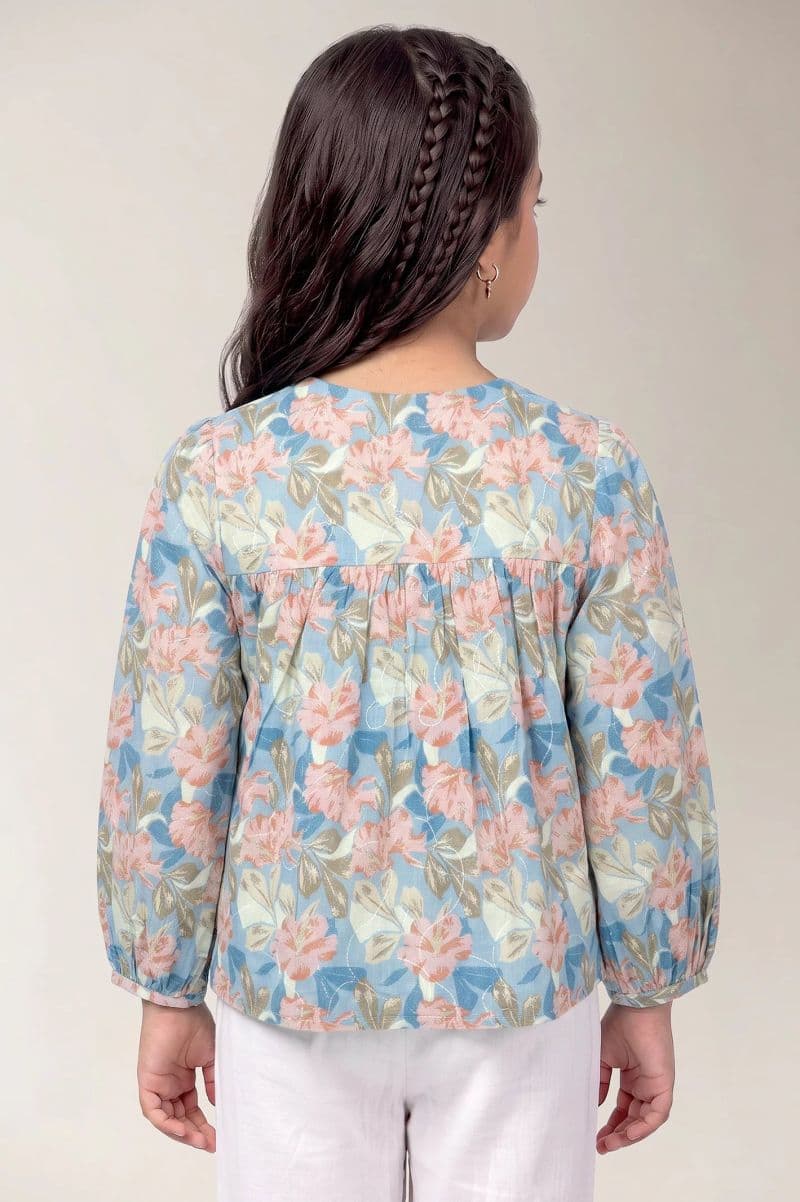 Embroidered Girls Shirt