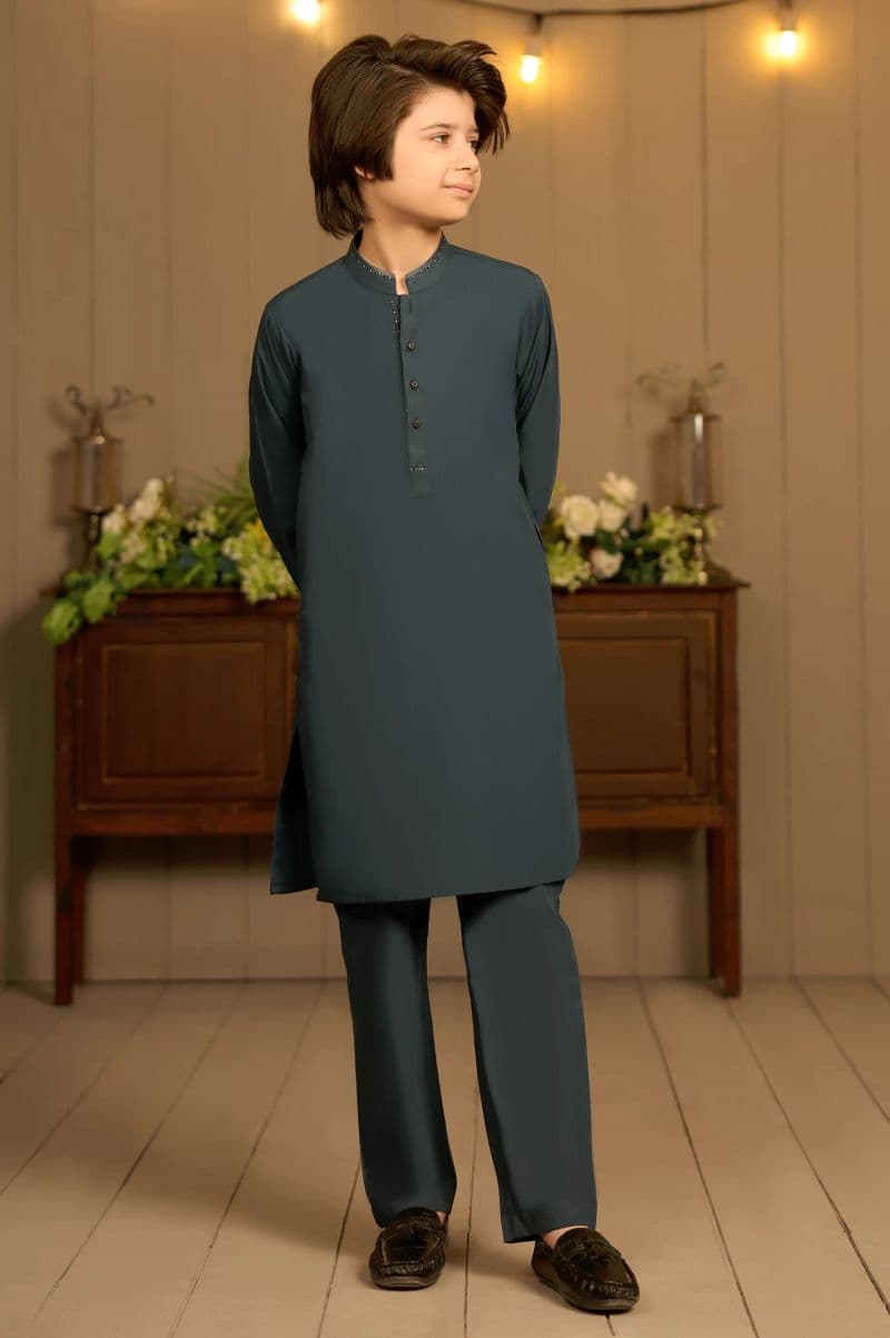 Blue Boys Kurta Pajama thumbnail