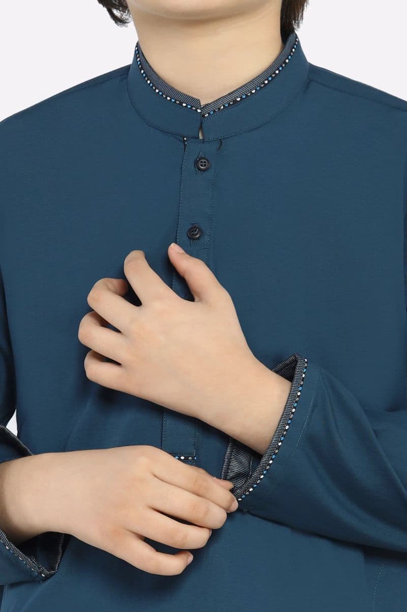 Blue Boys Kurta Pajama thumbnail
