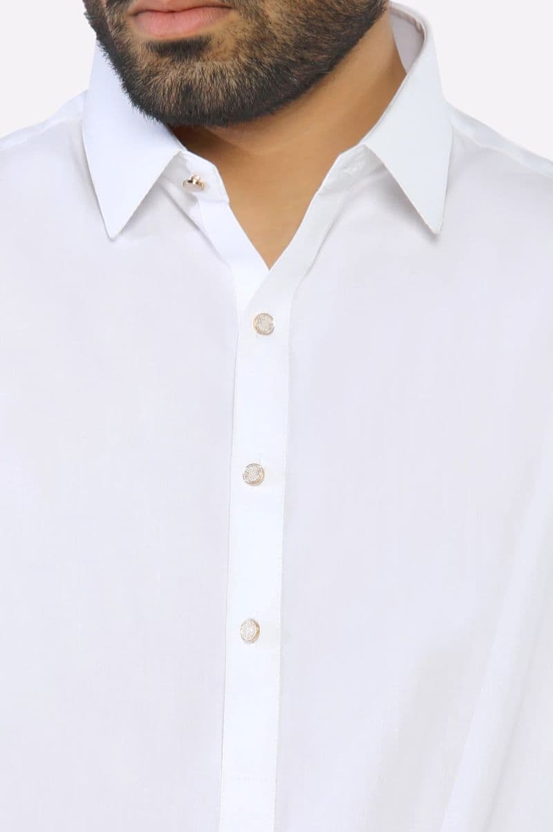 Off White Wash & Wear Shalwar Kameez thumbnail