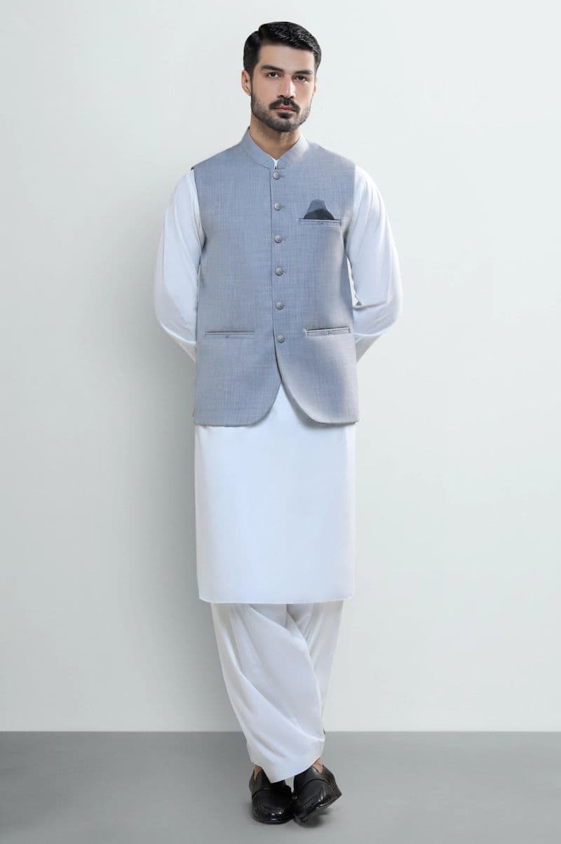 Light Grey Waistcoat thumbnail