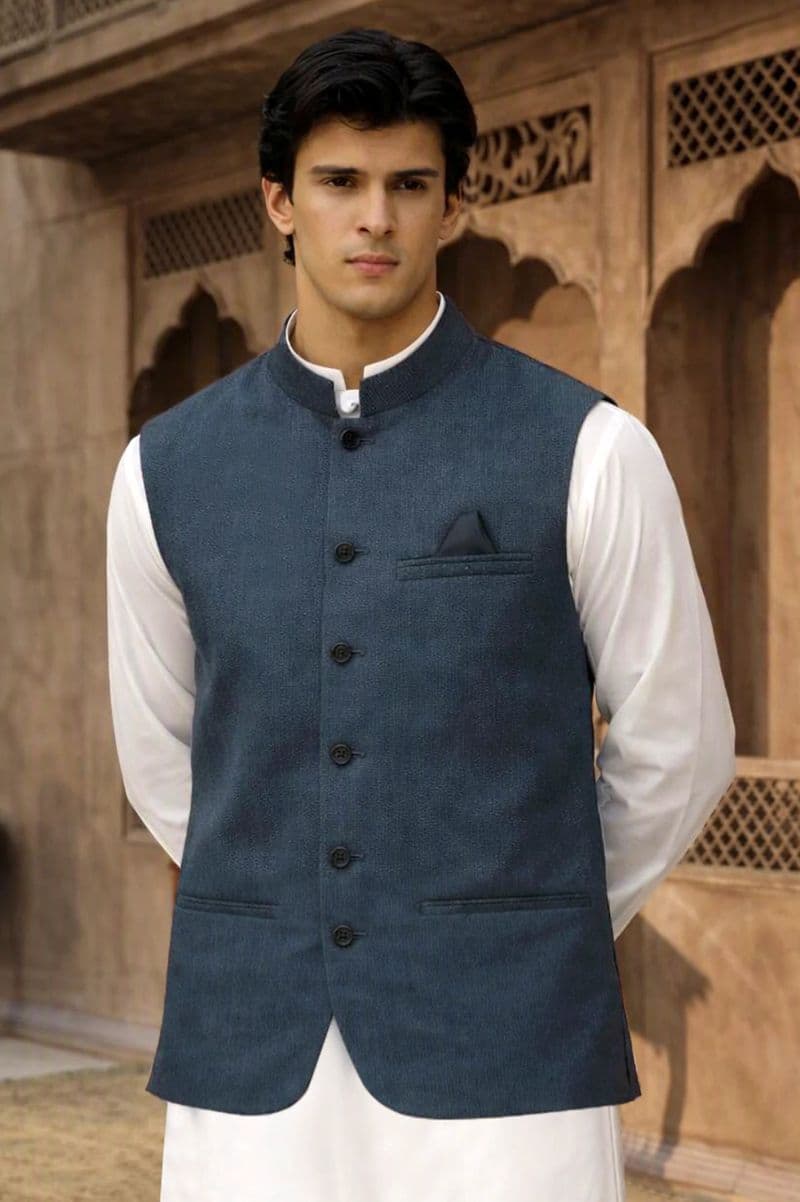 Light Blue Waistcoat