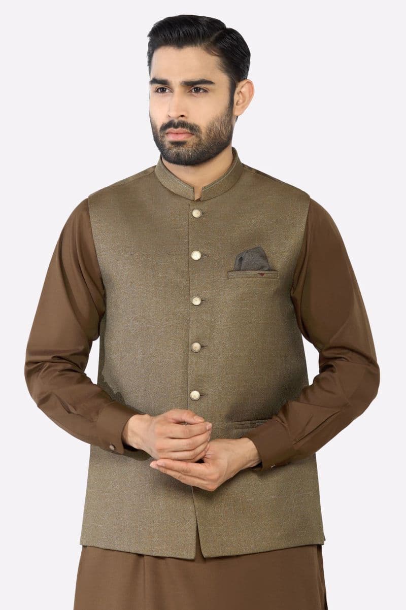 Light Brown Waistcoat thumbnail