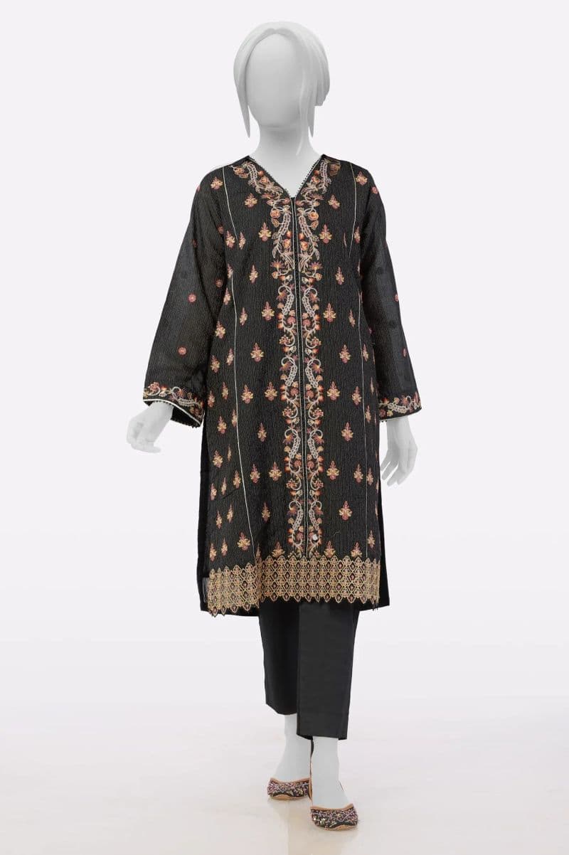 Black Embroidered Kurti thumbnail