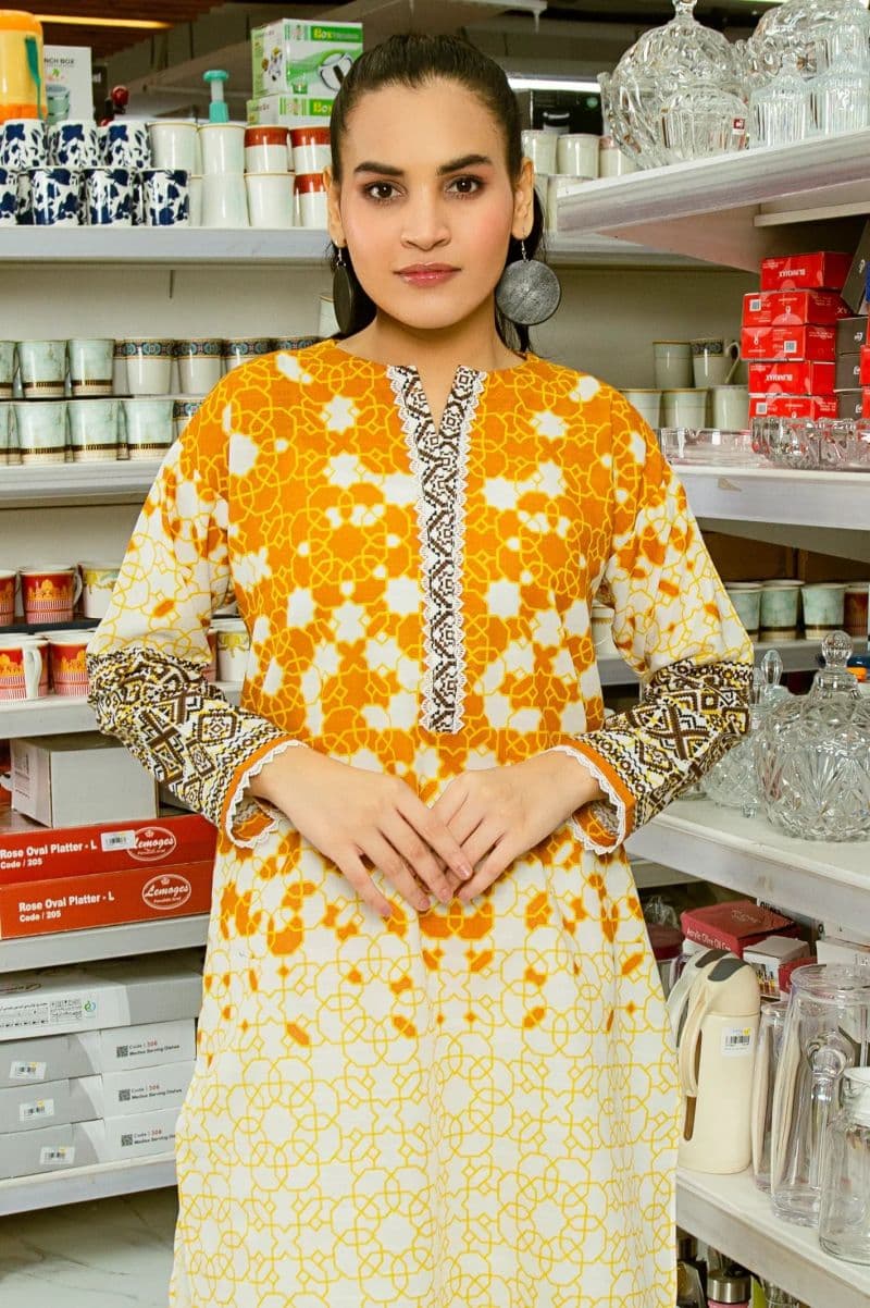 Khaddar Printed Kurti thumbnail