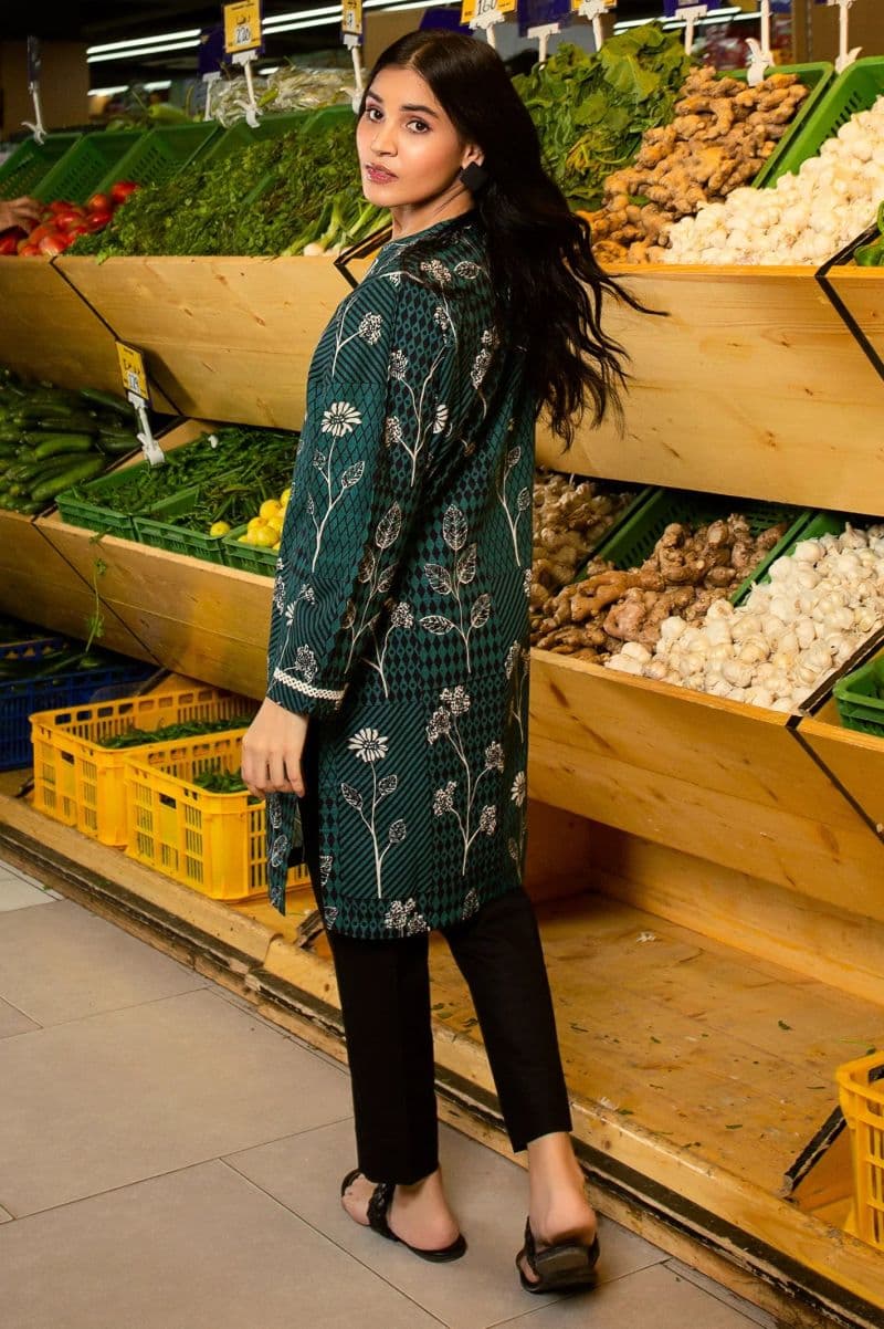 Khaddar Green Kurti thumbnail