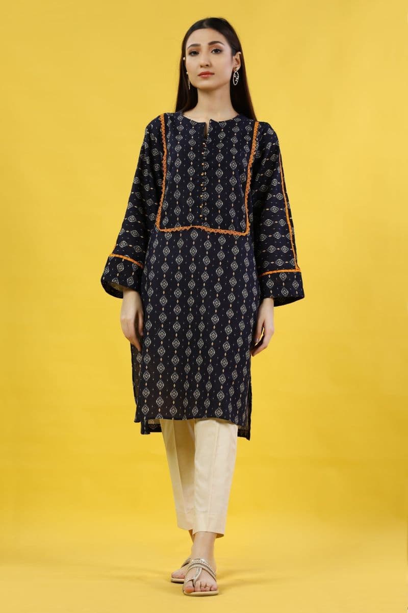 Navy Blue Kurti thumbnail