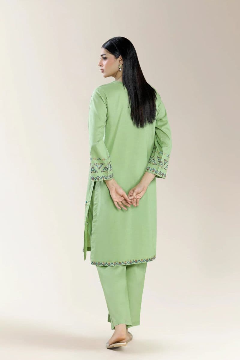 Embroidered Cambric Green 2Pc thumbnail