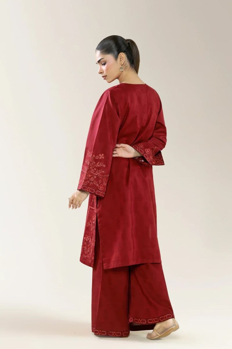 Viscose Self Jacquard-Maroon 2PC thumbnail