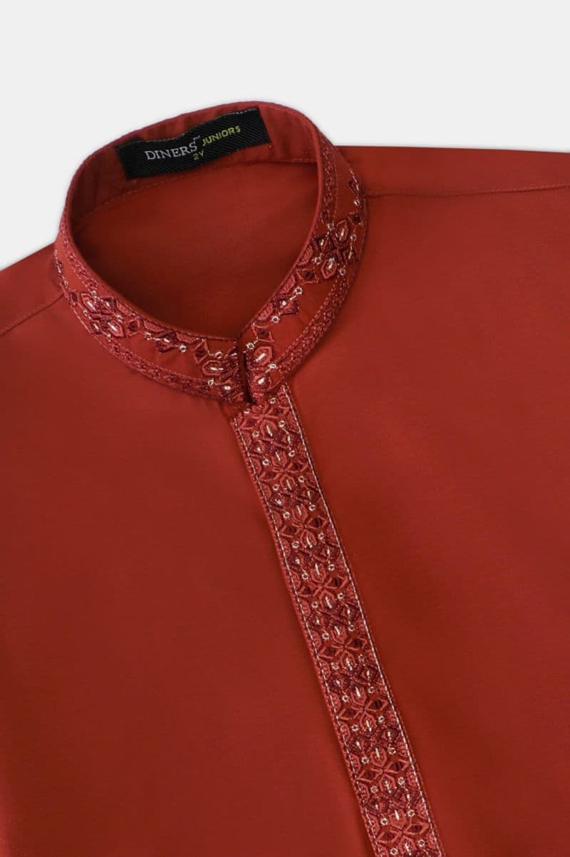 Orange Boys Kurta Pajama thumbnail