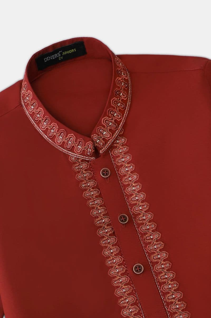 Orange Boys Kurta Pajama thumbnail