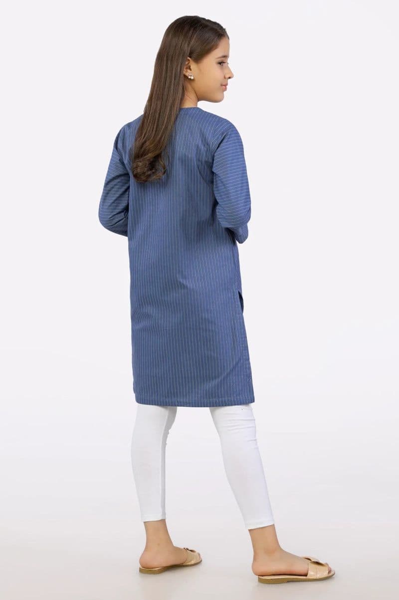 Blue Stylised Girls Kurti thumbnail