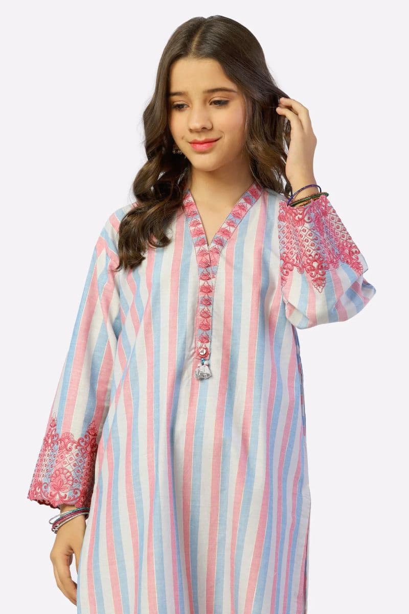 Light Grey Embroidered Teens 2PC thumbnail