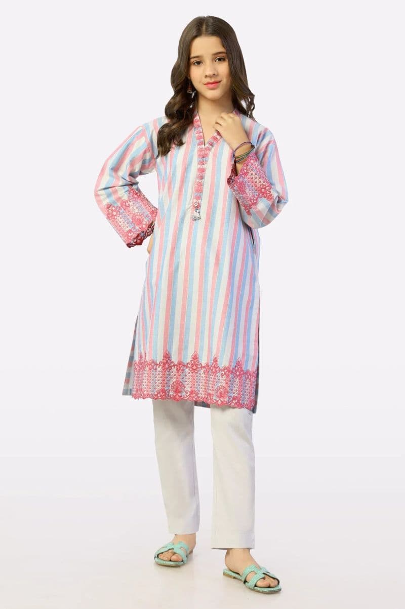 Light Grey Embroidered Teens 2PC thumbnail