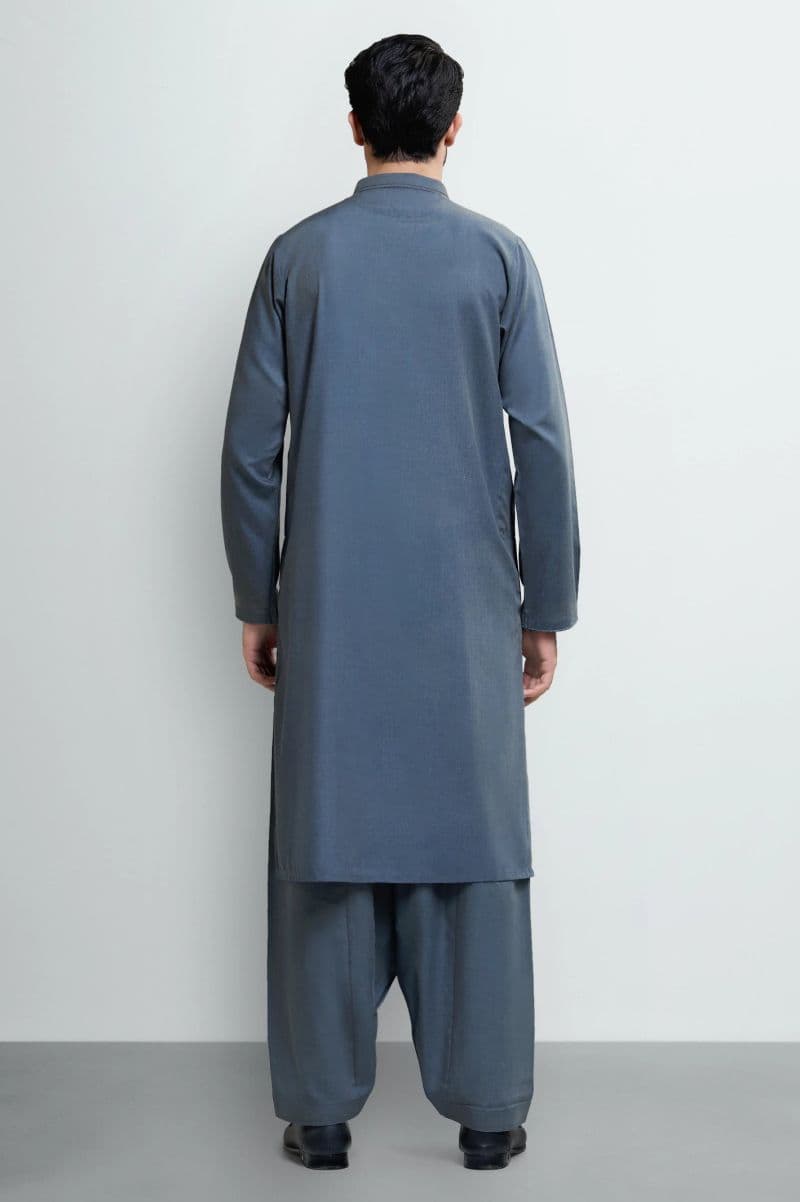 Blue Wash & Wear Shalwar Kameez thumbnail