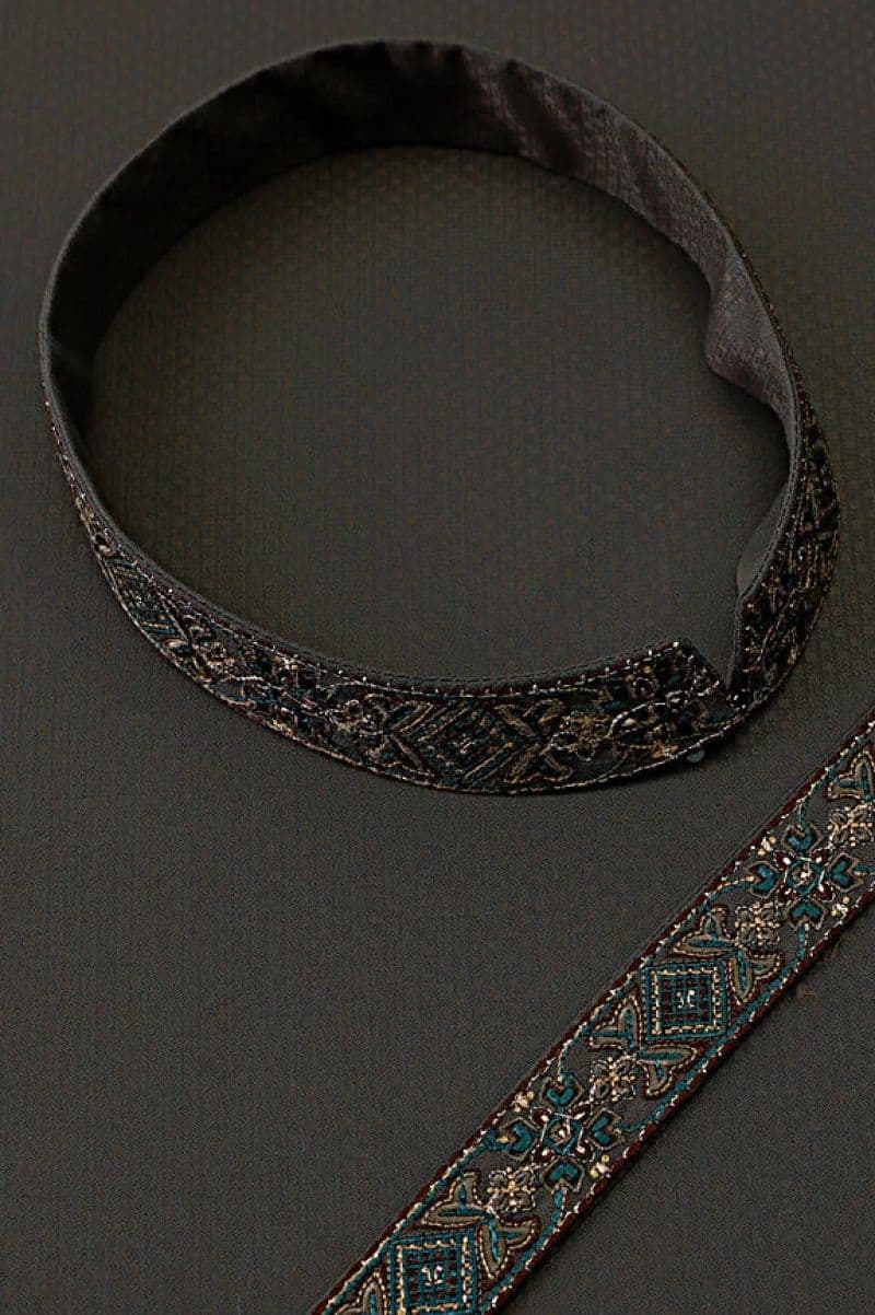Premium Light Brown Wash & Wear Unstitched Fabric thumbnail