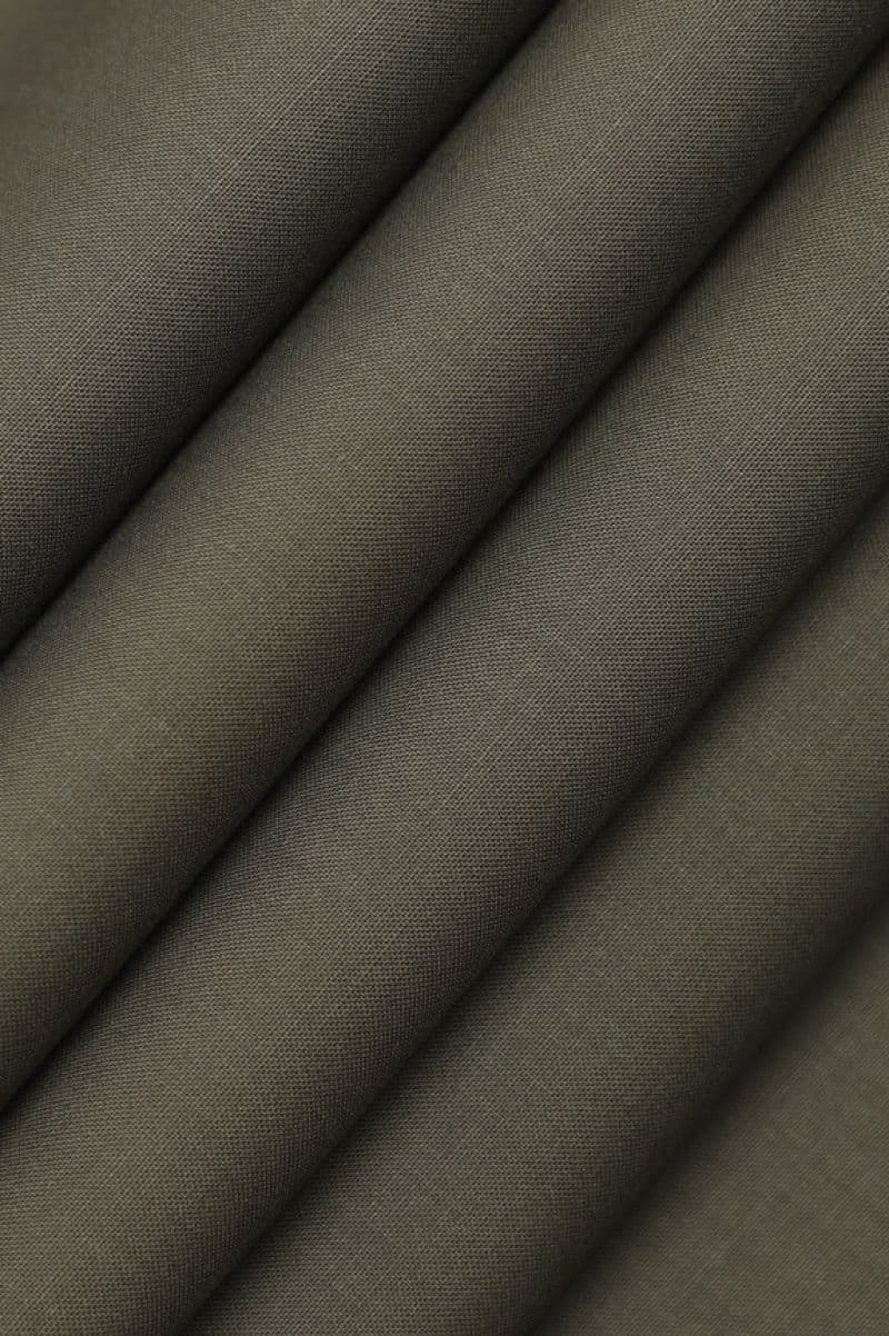 Brown Wash & Wear Fabric