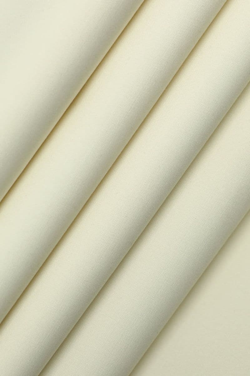 Cream Wash & Wear Fabric