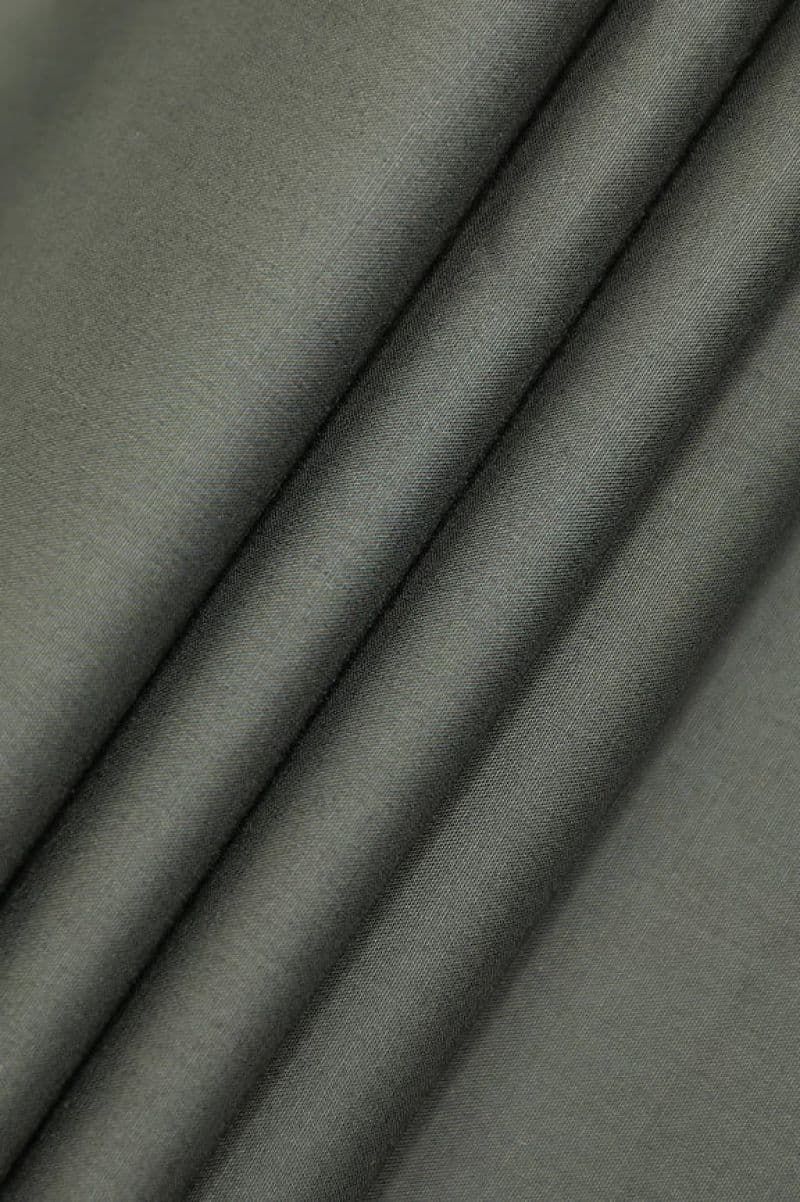 Green Wash & Wear Fabric