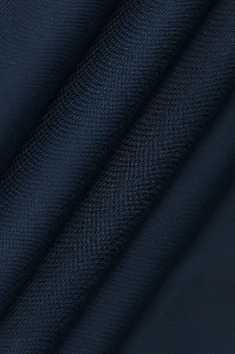 Navy Blue Wash & Wear Fabric thumbnail