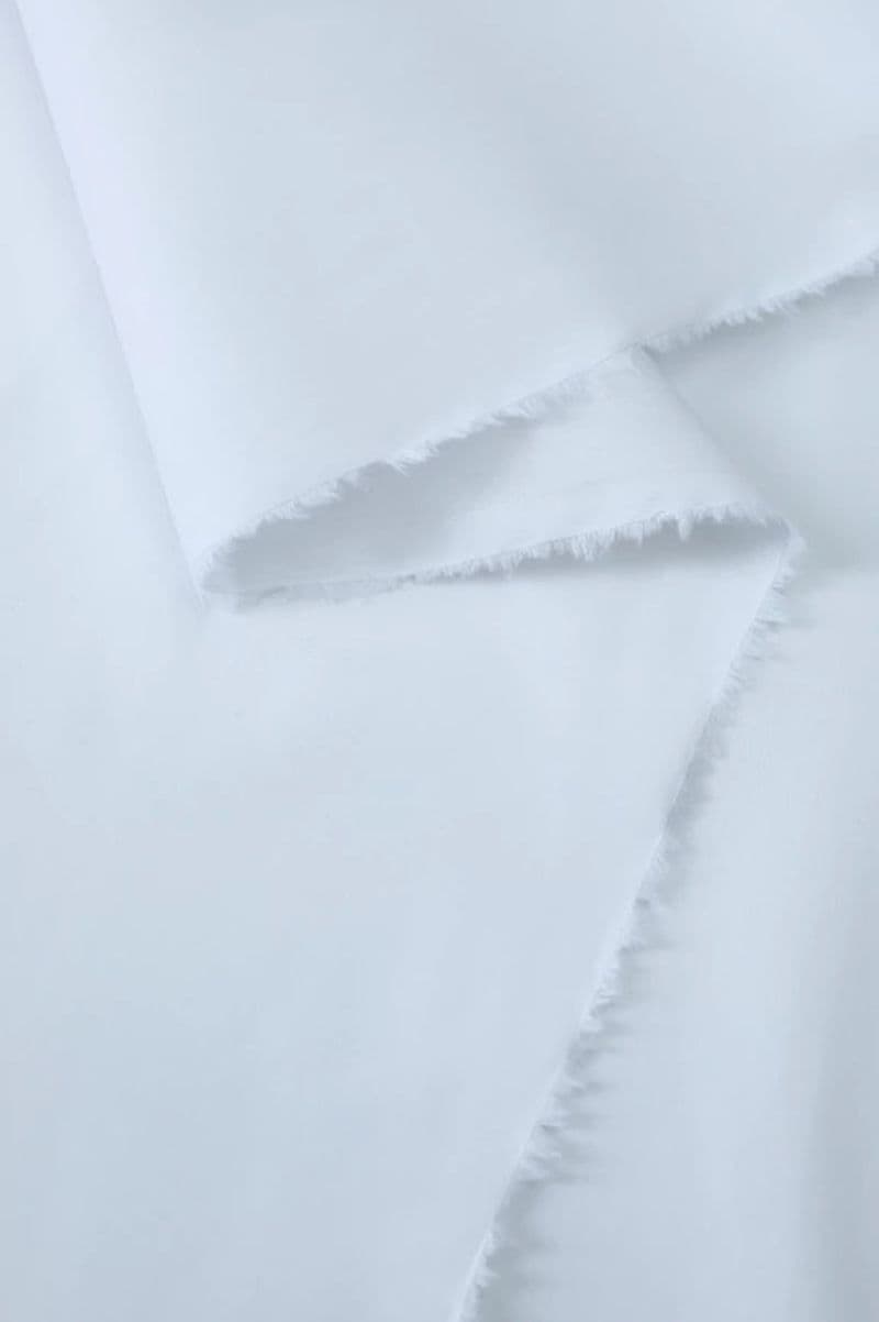 Off White Wash & Wear Fabric
