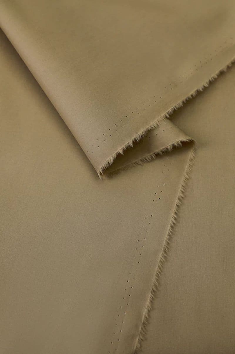Beige Wash & Wear Fabric