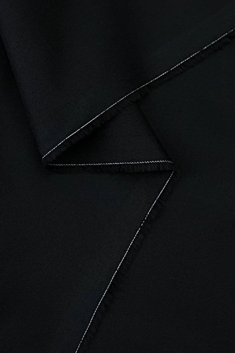 Black Wash & Wear Fabric thumbnail