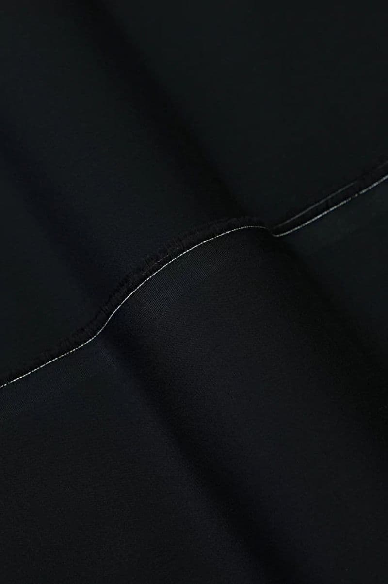 Black Wash & Wear Fabric thumbnail