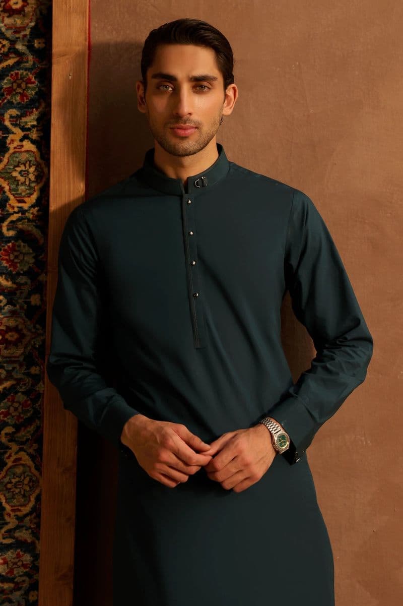 Blue Wash & Wear Shalwar Kameez thumbnail