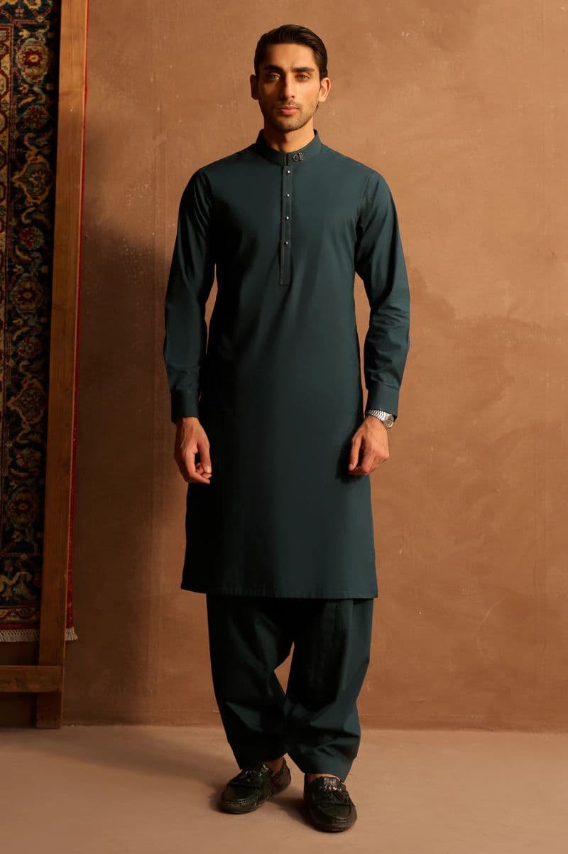 Blue Wash & Wear Shalwar Kameez thumbnail