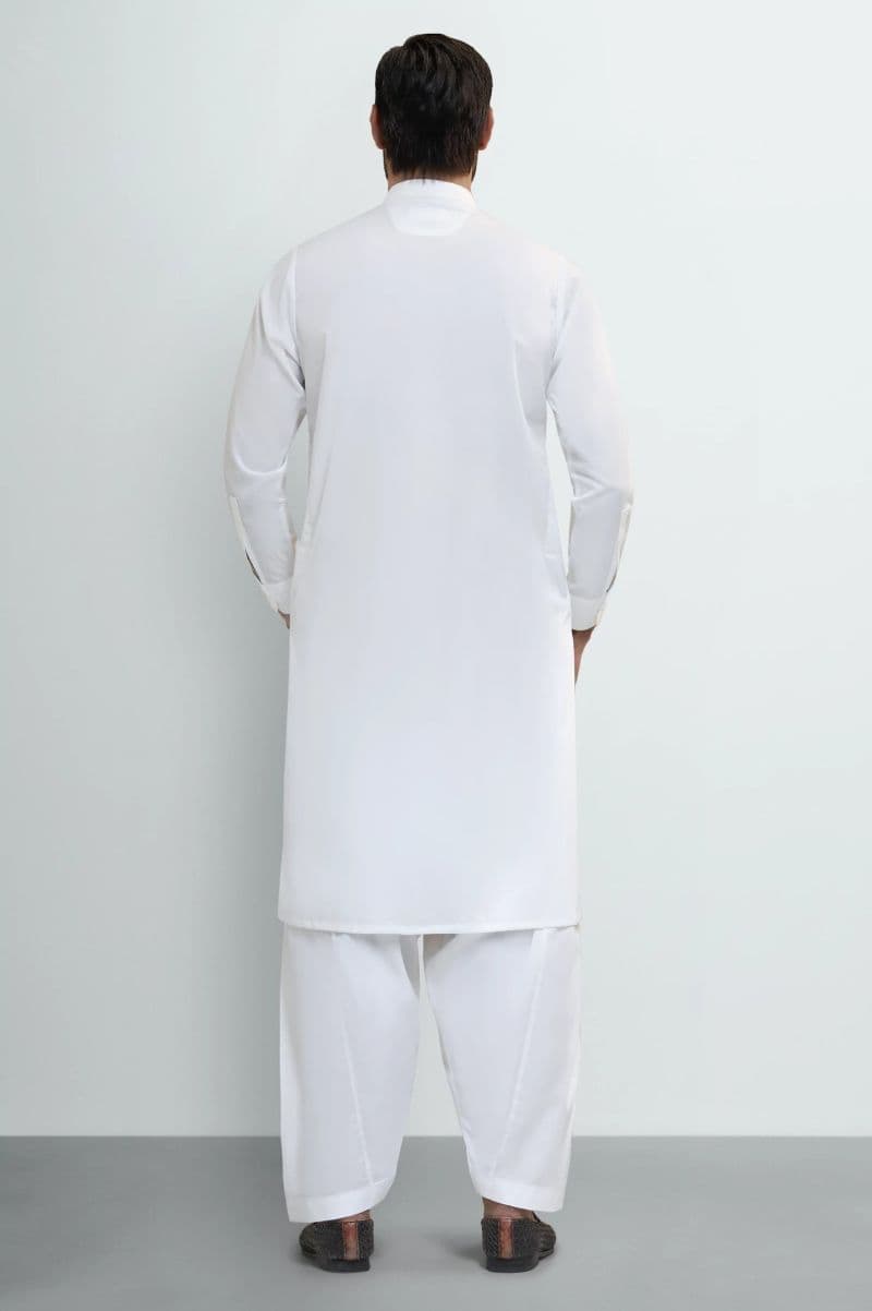 Cream Wash & Wear Shalwar Kameez thumbnail