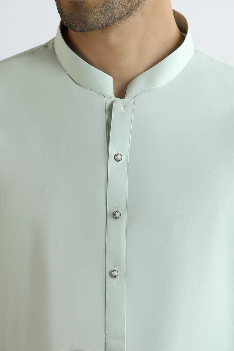 Light Green Wash & Wear Shalwar Kameez thumbnail