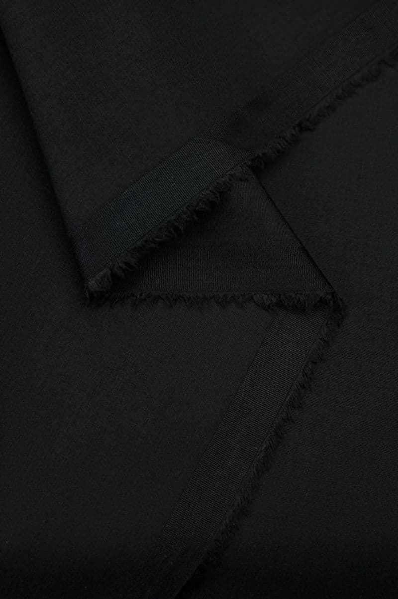 Black Wash & Wear Fabric thumbnail