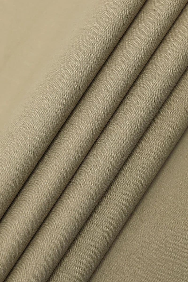 Beige Wash & Wear Fabric