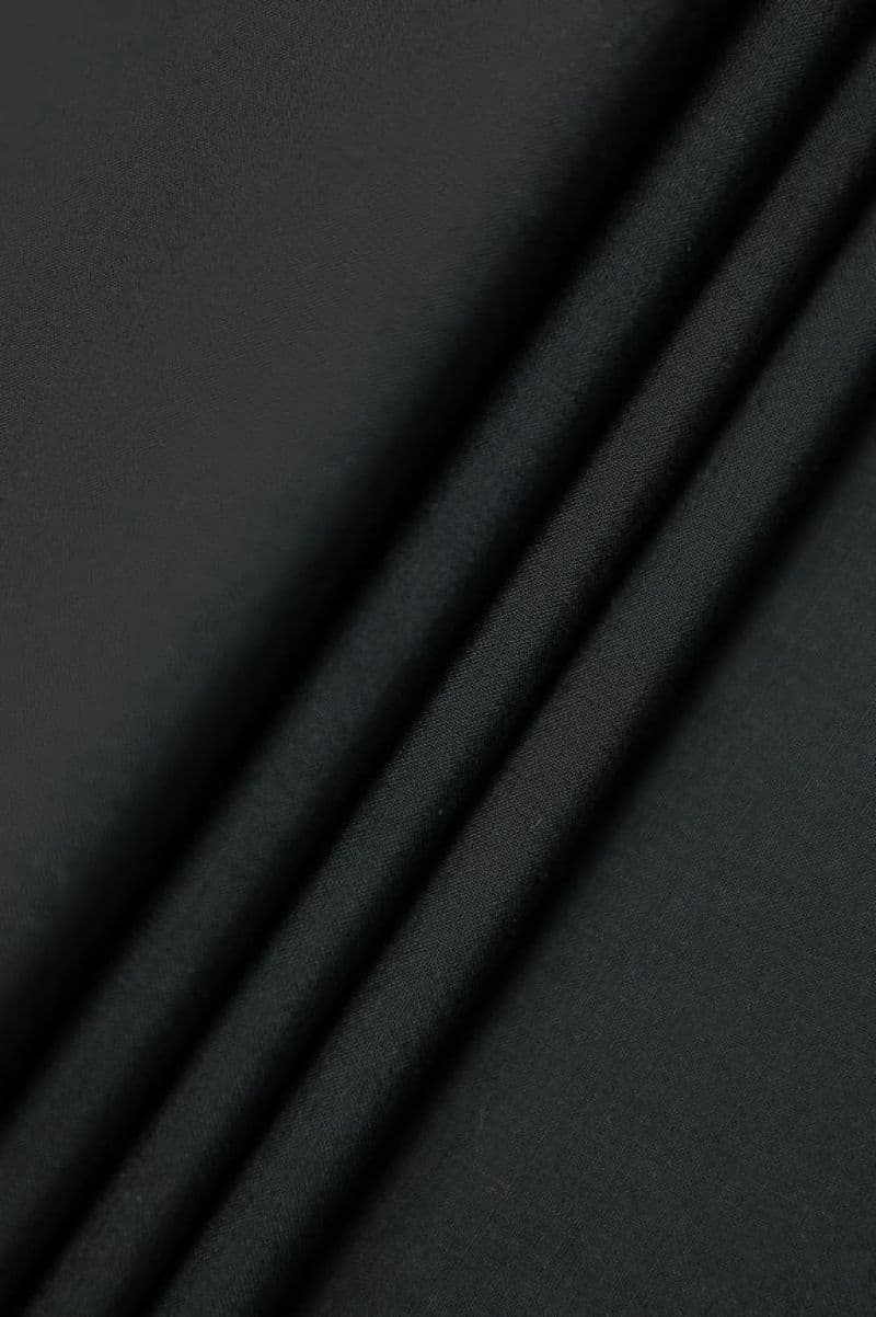 Black Wash & Wear Fabric