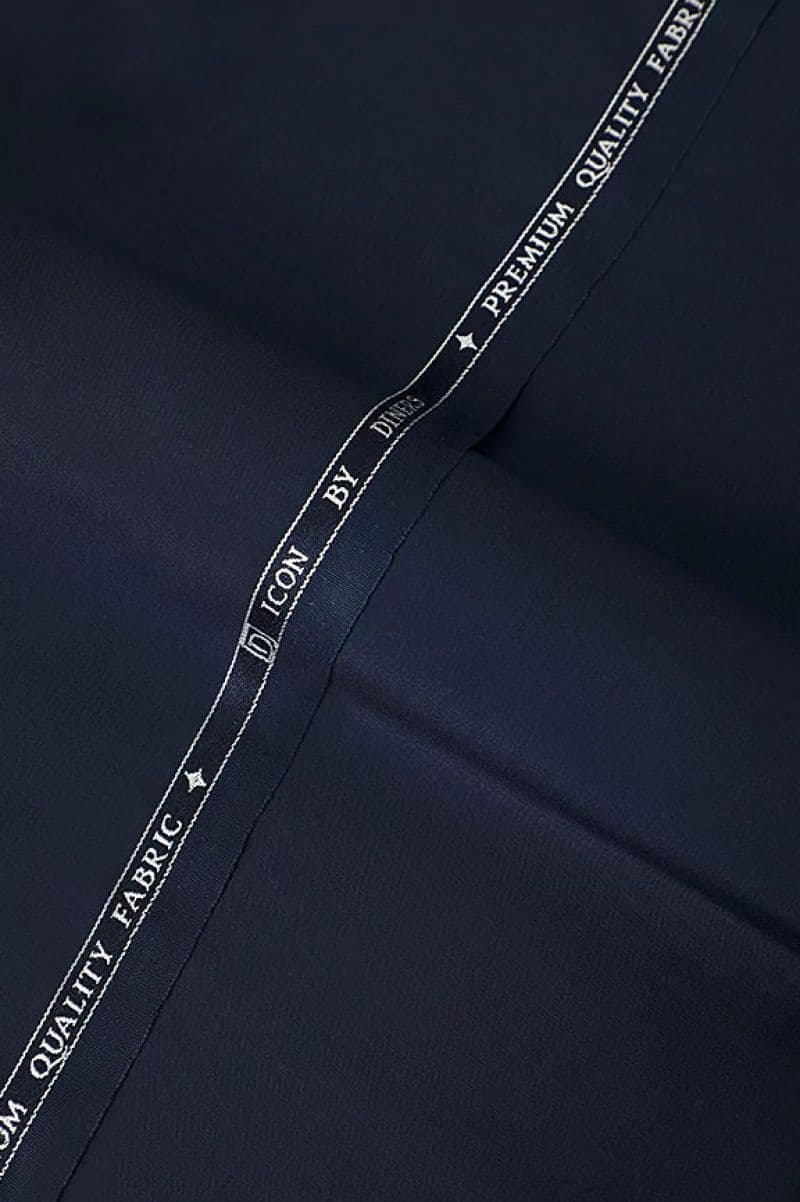 Navy Blue Wash & Wear Fabric thumbnail
