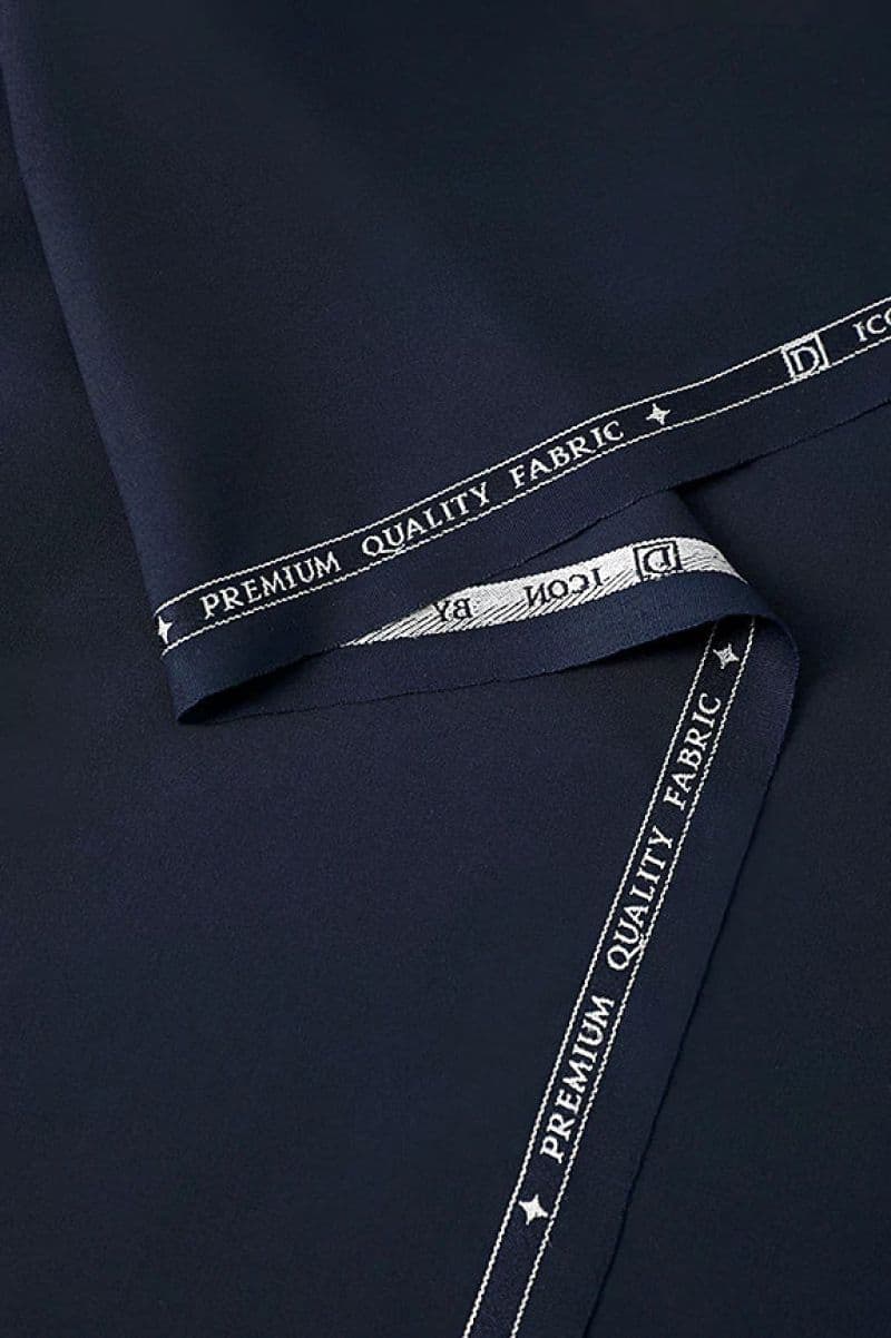 Navy Blue Wash & Wear Fabric thumbnail