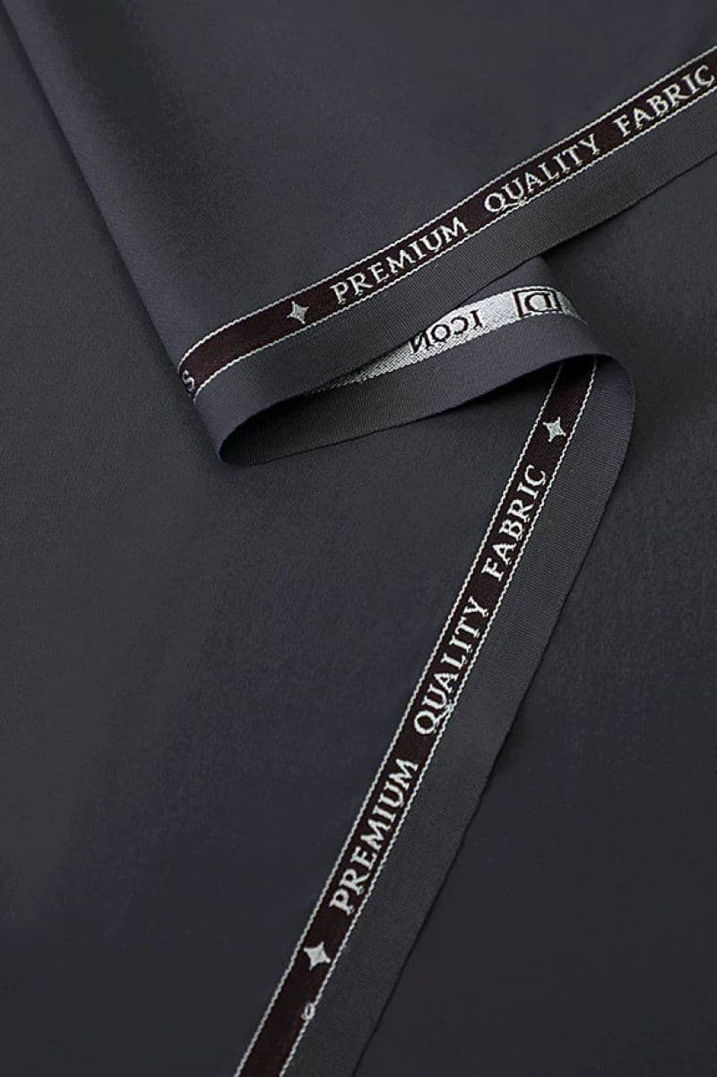 Grey Wash & Wear Fabric