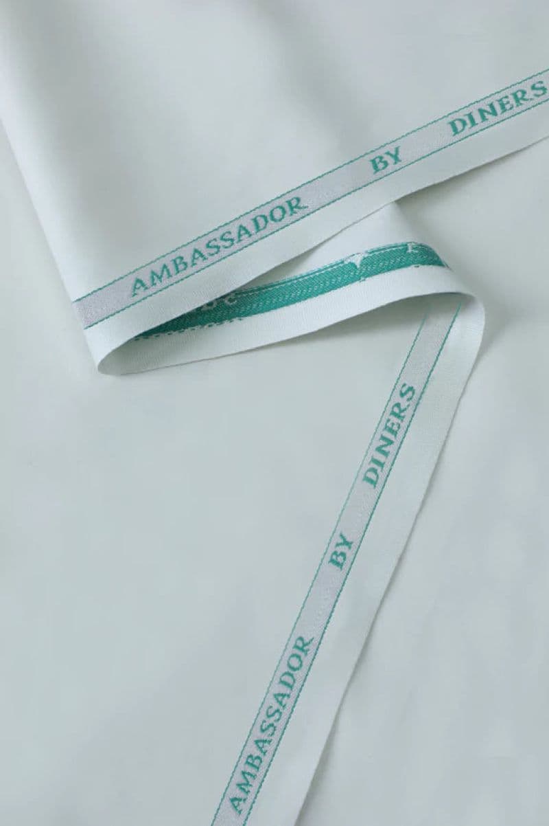 Off White Wash & Wear Fabric